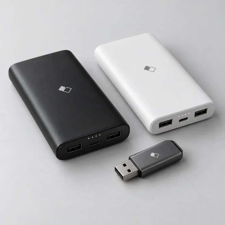 Power banks y memoria USB personalizados con logo