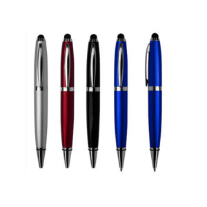 Lapicero metálico giratorio con punta touch superior – 13.5 cm x 1.3 cm