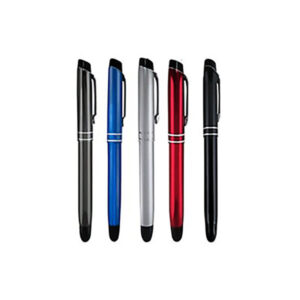 Lapicero metálico con tinta líquida y cuerpo liso – 14.5 cm x 1 cm