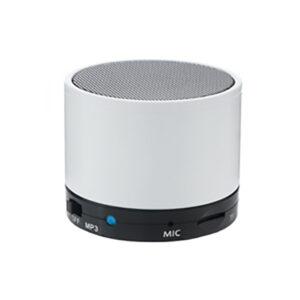 MINI BLUETOOTH SPEAKER MATERIAL METAL BLANCO
