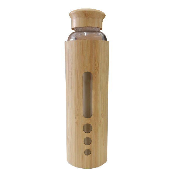 Tomatodo de Vidrio Bamboo 550 ml