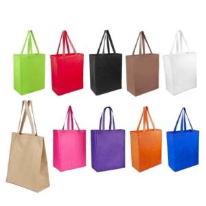 BOLSA ECOLÓGICA CON ASA COSIDO 50 x 40 FUELLE 10cm