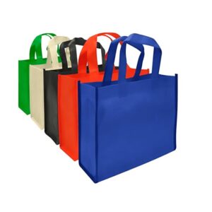 BOLSA ECOLÓGICA CON ASA TERMOSELLADO 30 X 40 FUELLE 10 cm