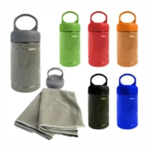 Toalla deportiva en tubo